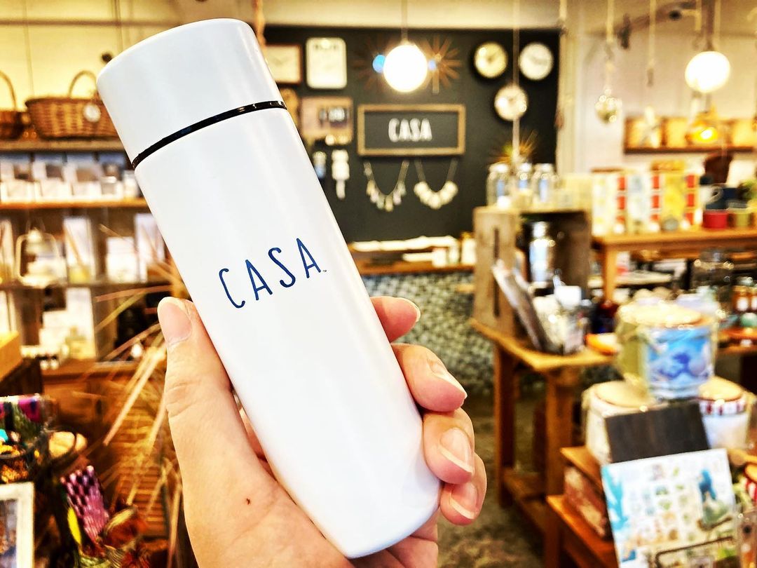 1万円以上（割引後税込価格）ご購入いただいた方に「CASAオリジナルミニ水筒」をプレゼント致します！