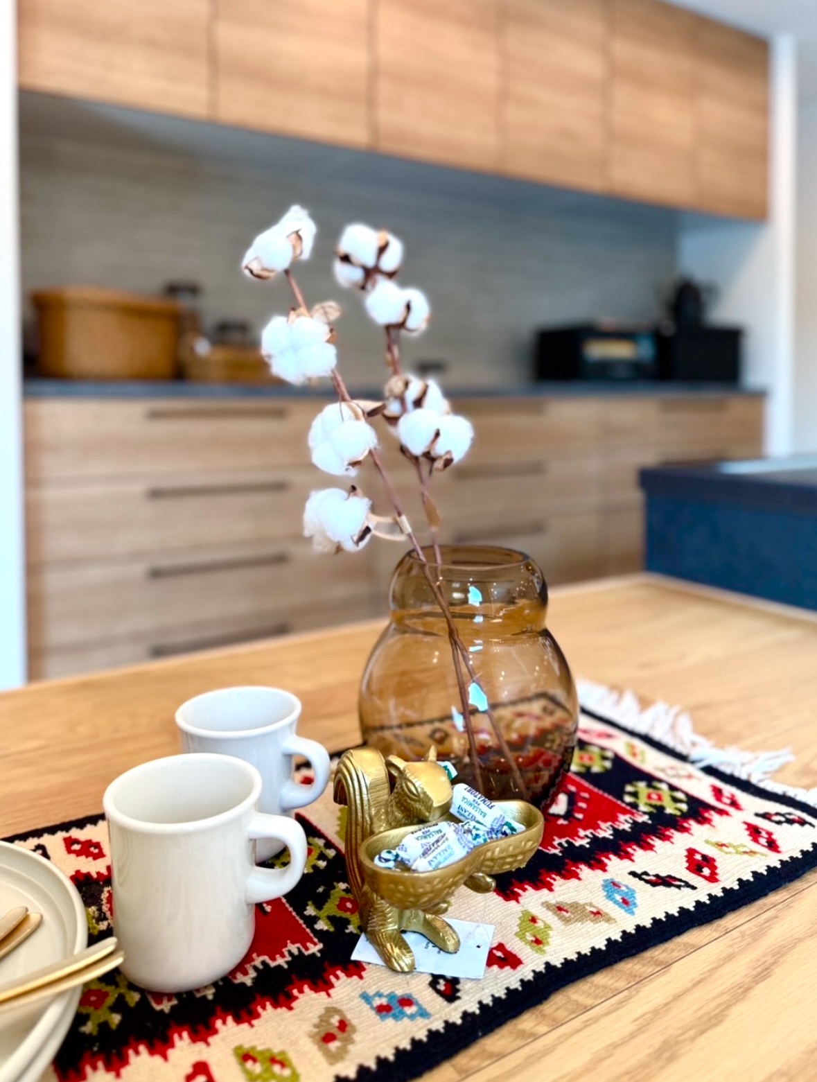 ホームパーティーを楽しむ平屋のお家