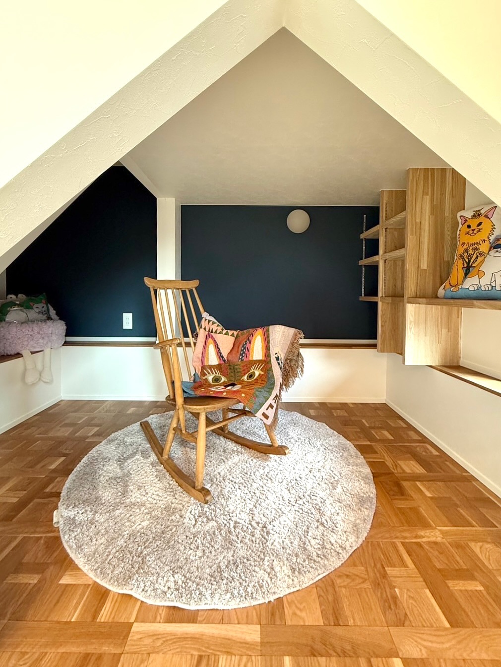 吹き抜け×ダウンリビング 立体構成の半平屋